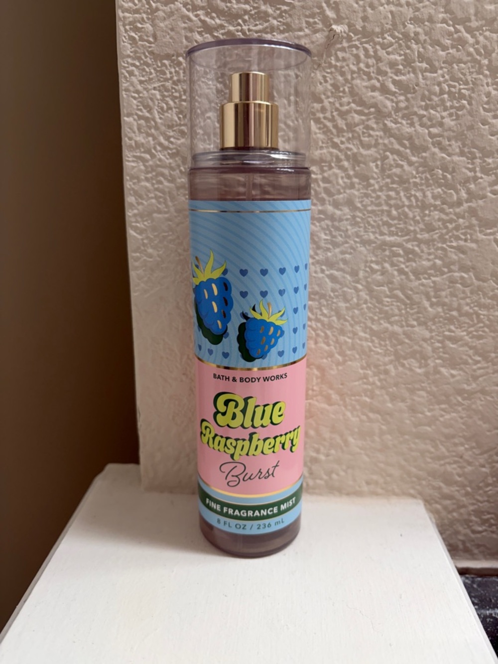 Bath & Body Works Blue Raspberry Burst Fine Fragrance Mist - Blue, Pink
